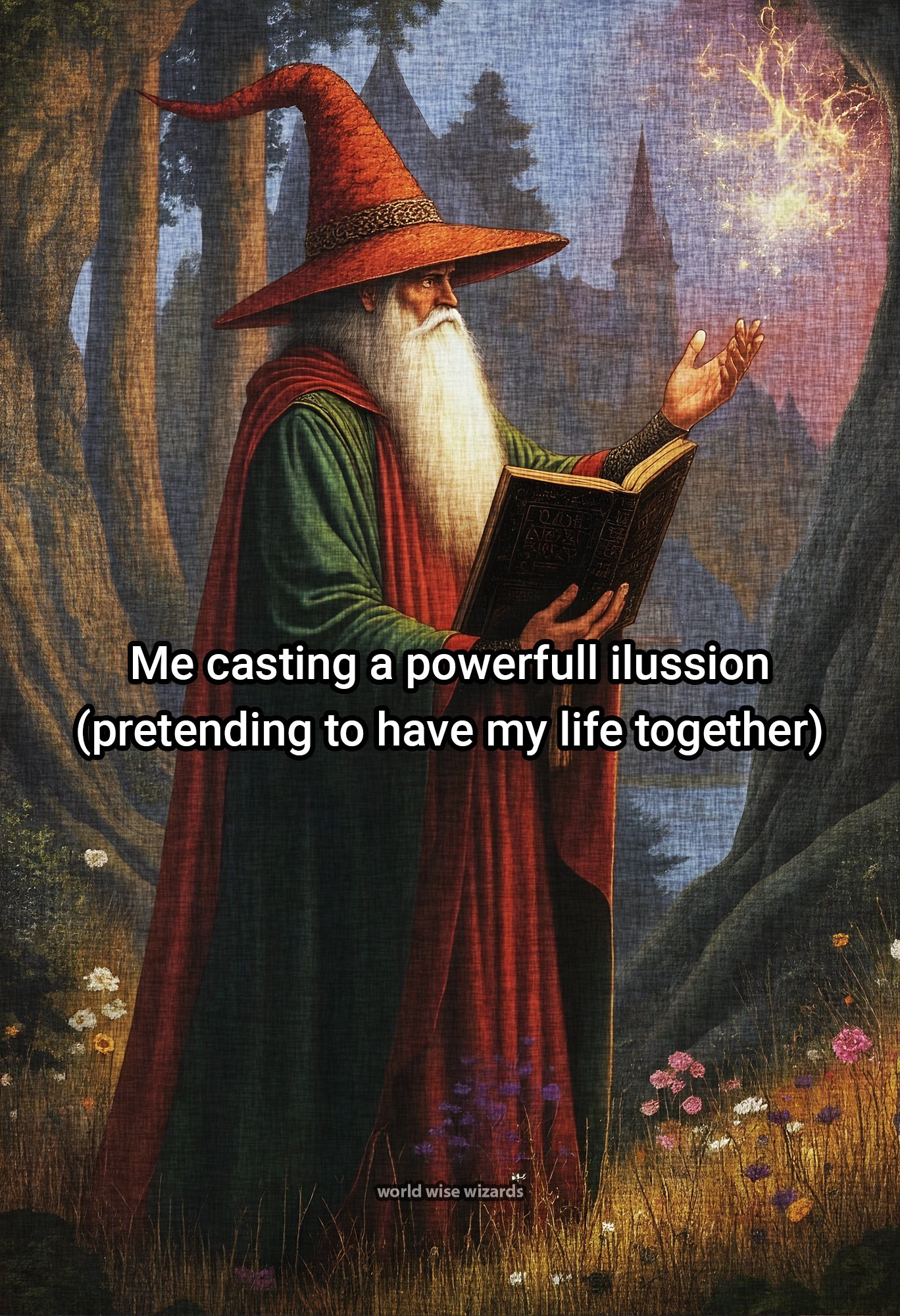 Me casting a powerfull ilussion (pretending to have my life together) 1.jpg