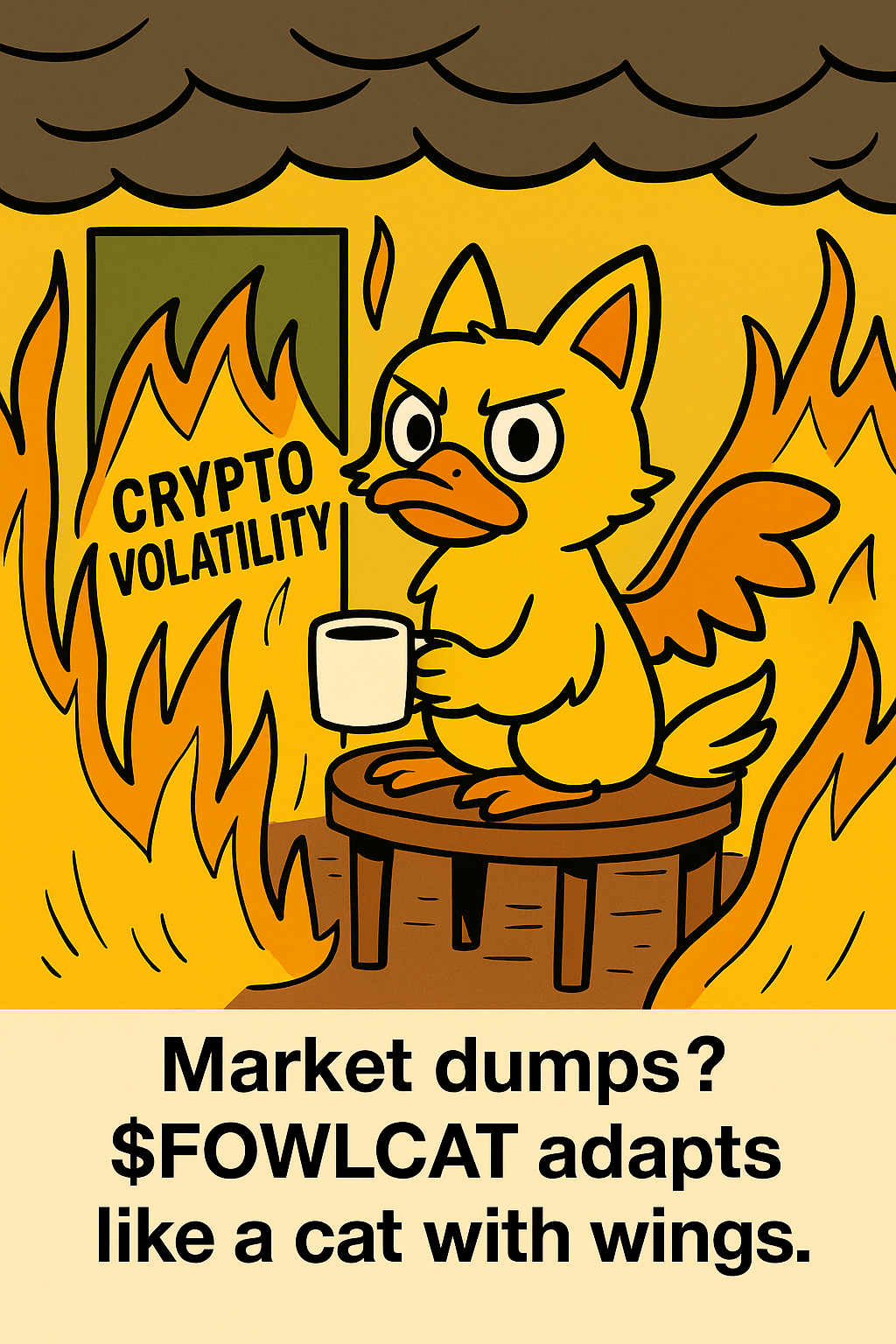 Market dumps meme this is fine.PNG