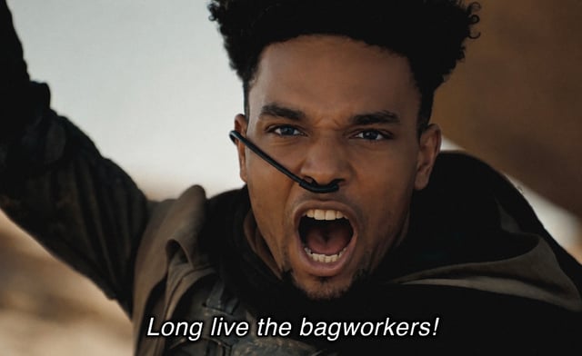 Long live the bagworkers