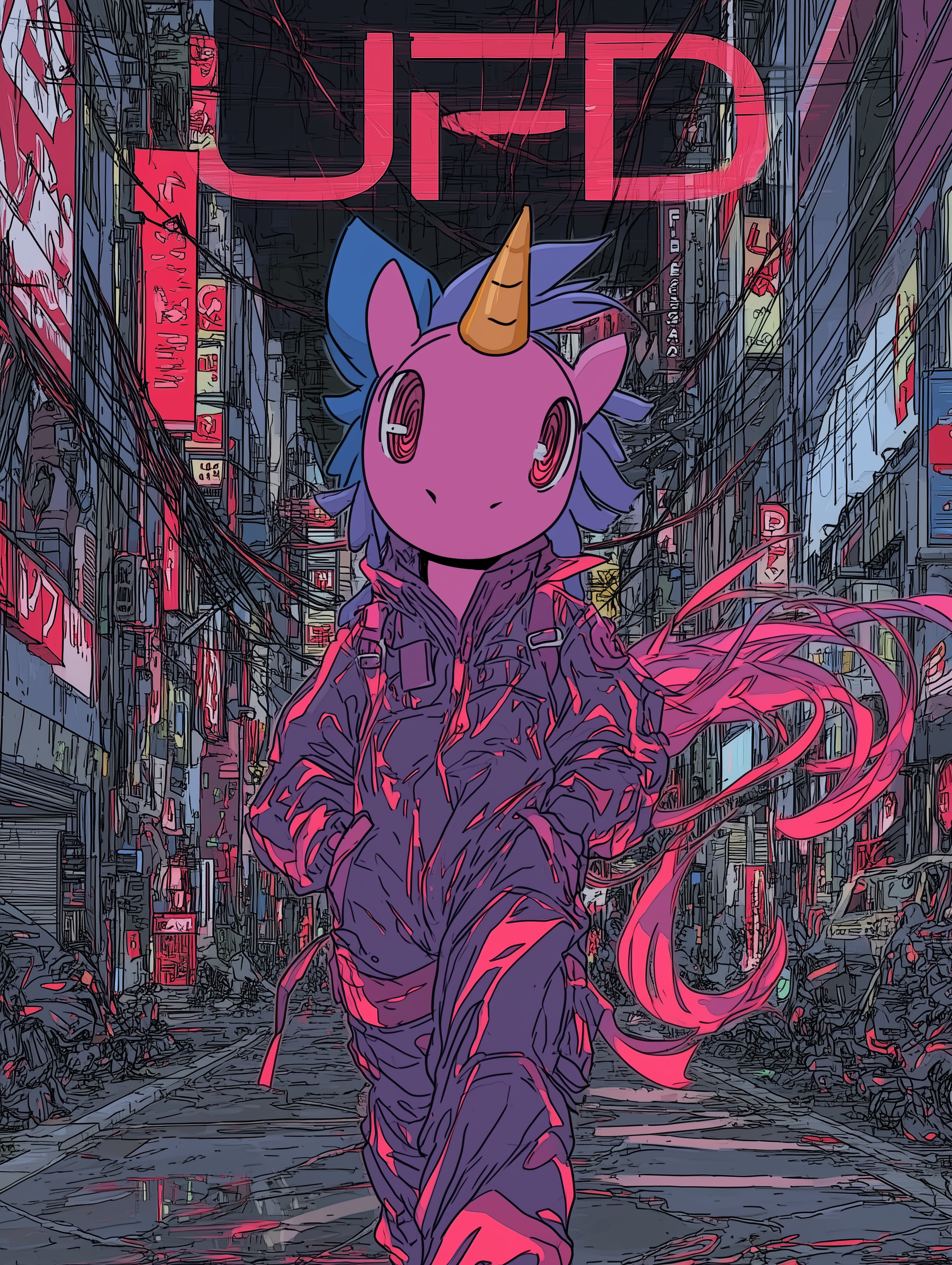 Pink_unicorn_with_blue_hair_and_golden_horn_saying_GM_walking_64c638d6-b3d5-480a-a393-512a43595ac7_0.png