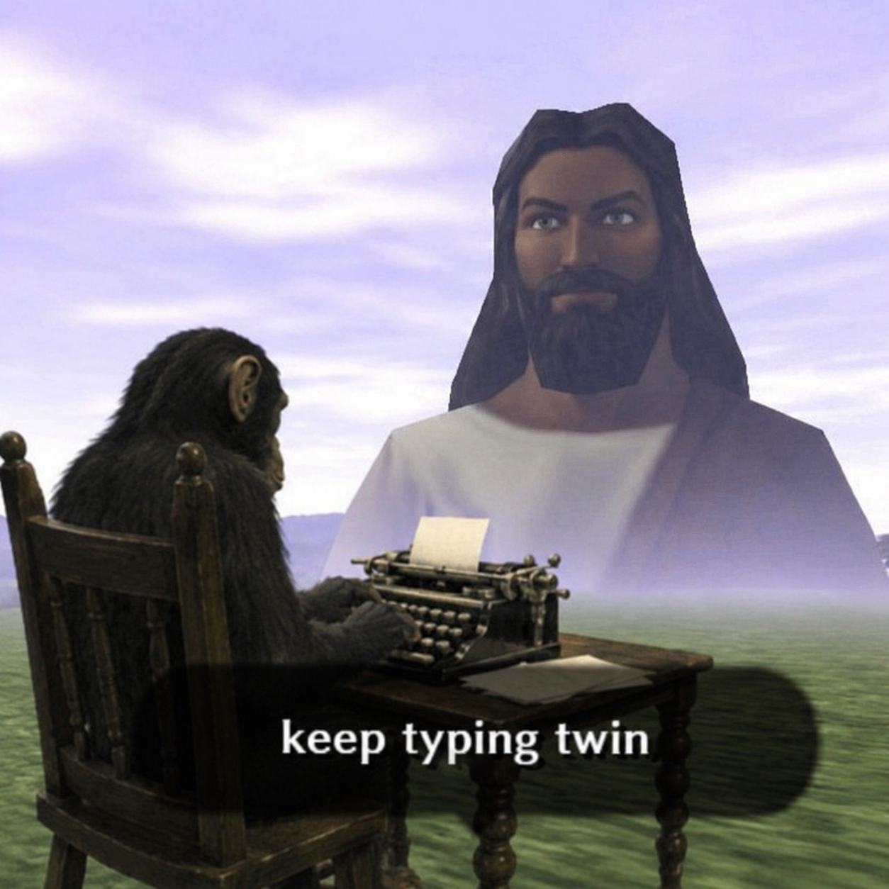 keep typing twin