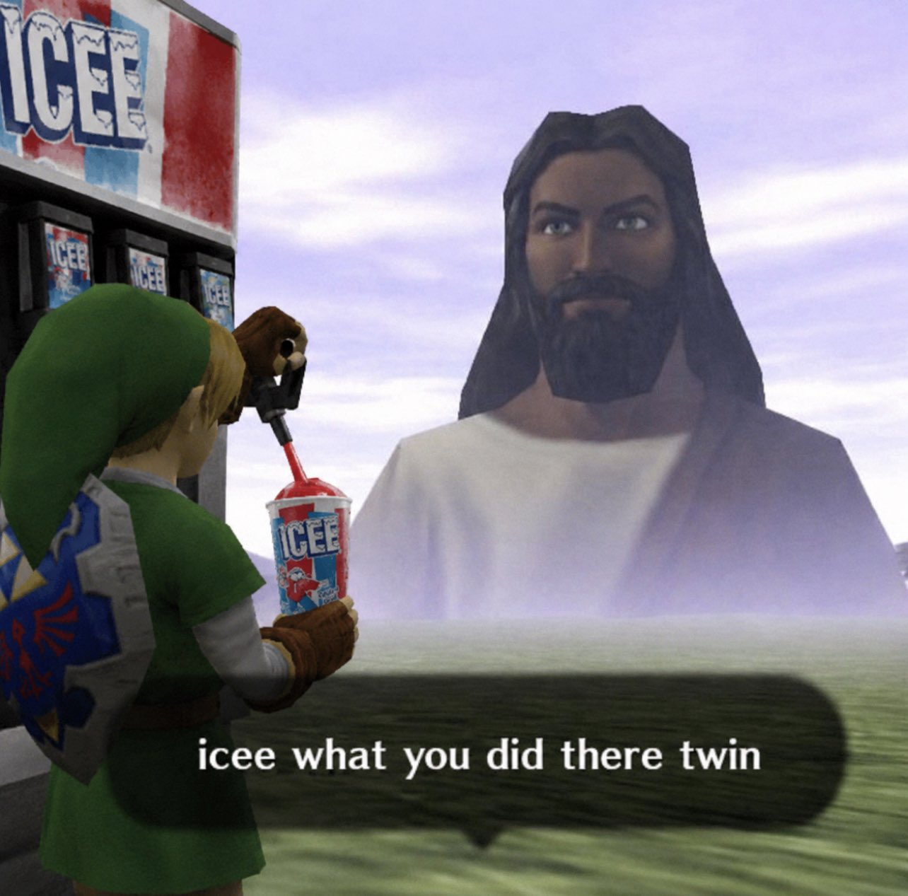 icee what you did there twin