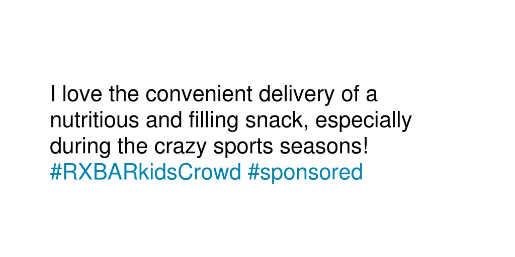 Tell us what you love about giving your children RXBAR® Kids. #RXBARkidsCrowd #sponsored https://t.co/h1KEc8mAsr