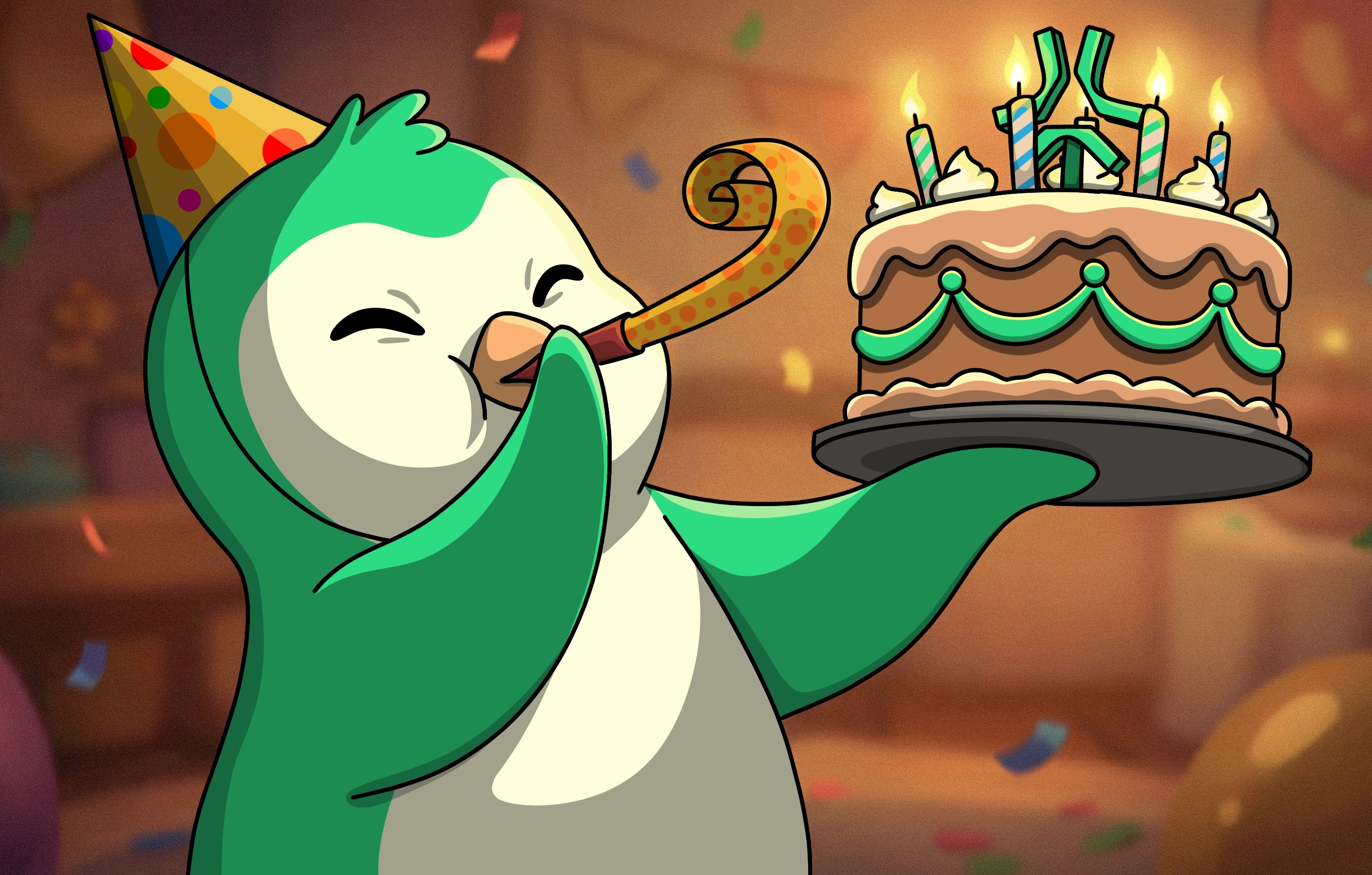 Happy Birthday Absteract