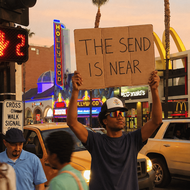 The send is near