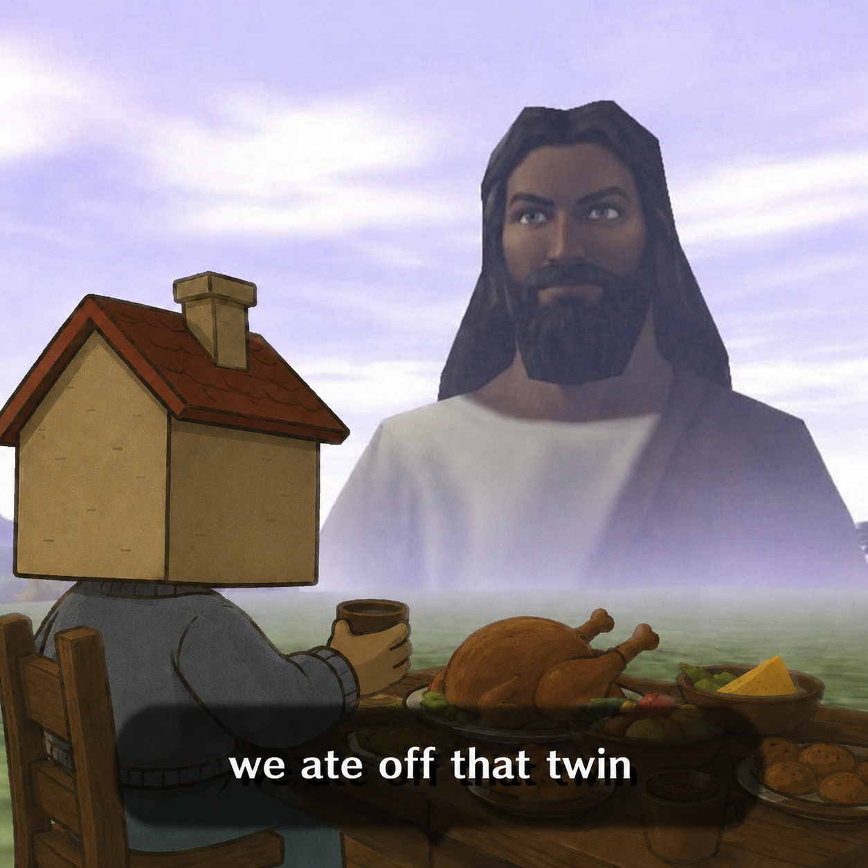 we ate off that twin
