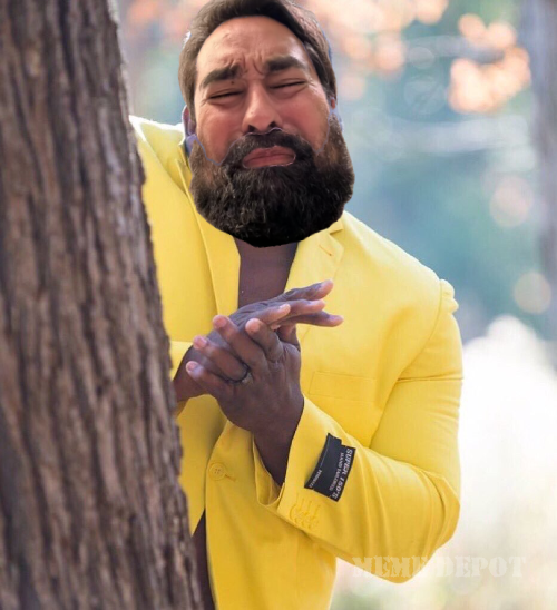 Cesar Behind a Tree.png