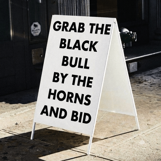 Bull by the horns