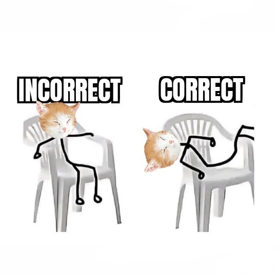 Incorrect x correct