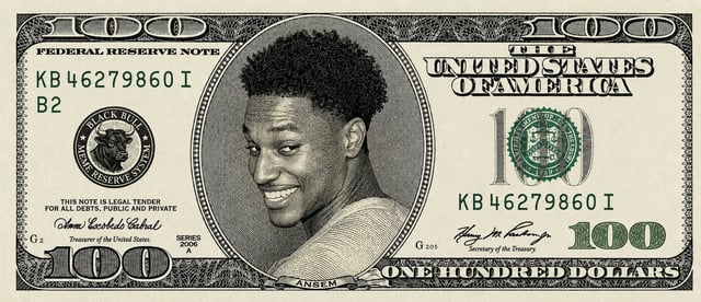 $100