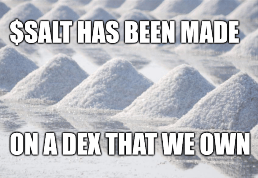 salt has been made insider