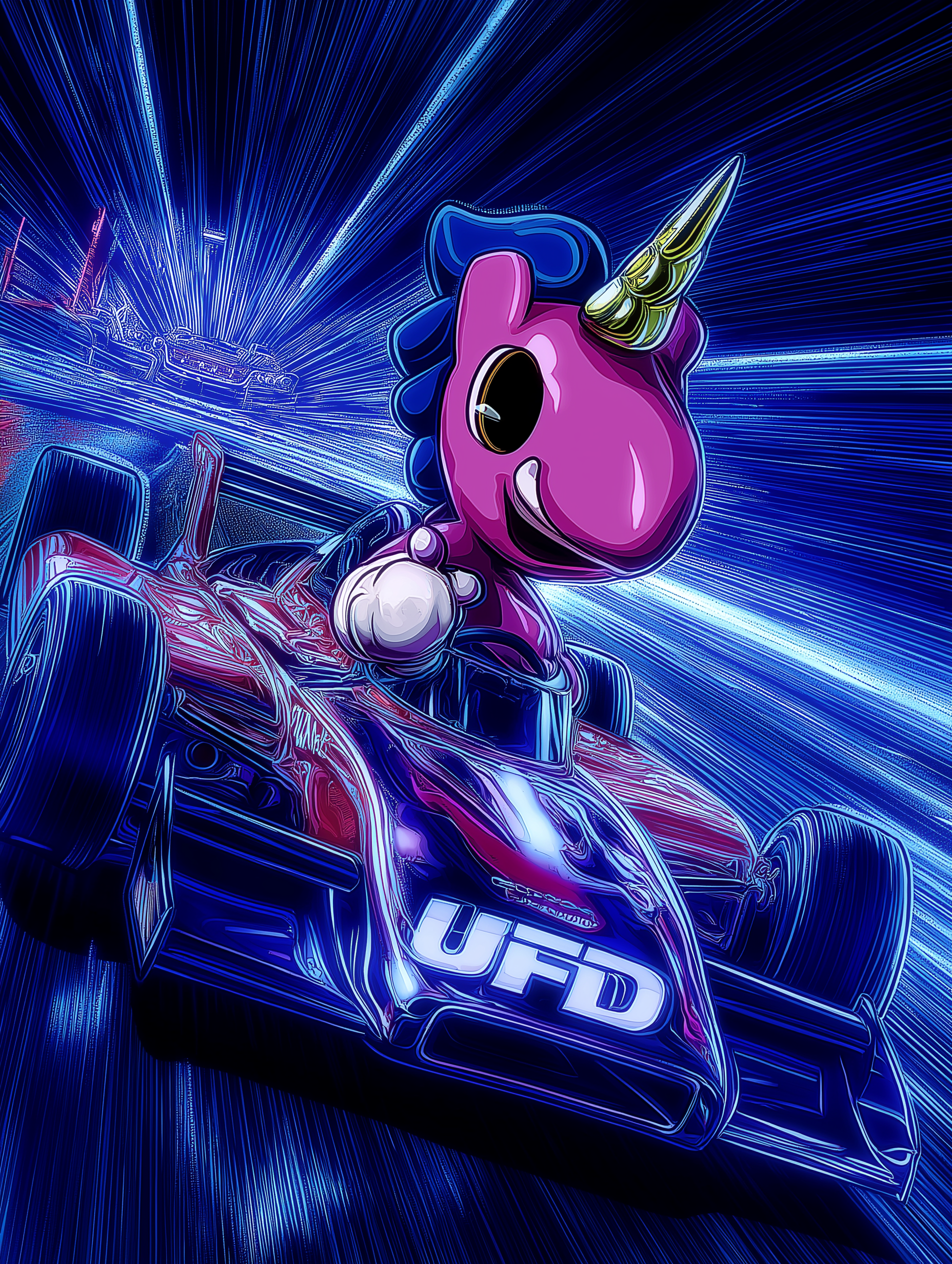 Pink_unicorn_with_blue_hair_and_golden_horn_driving_a_fast_su_8cd0148a-285c-46dd-b5be-7af0f402d6cf_0.png