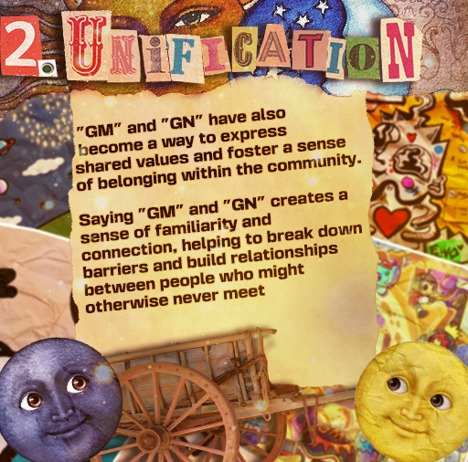 2🧵" "GM" and "GN" have also become a way to express shared values and foster a sense of belonging within the community..."

#GM #GN  #NFT  #cryptoart #Web3 #web3community https://t.co/cMcvZt9yop