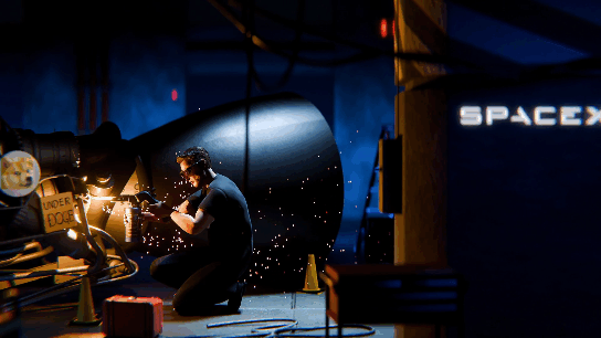 elon doge spacex.gif