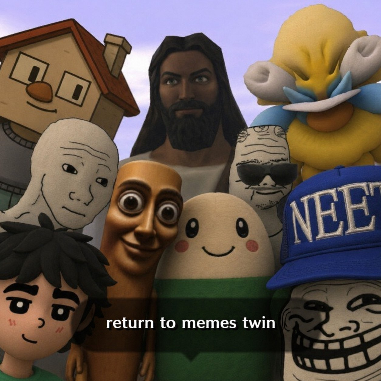 return to memes twin