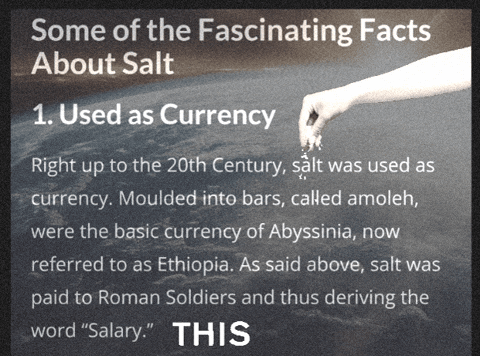 $SALT still currency / ancient knowledge board