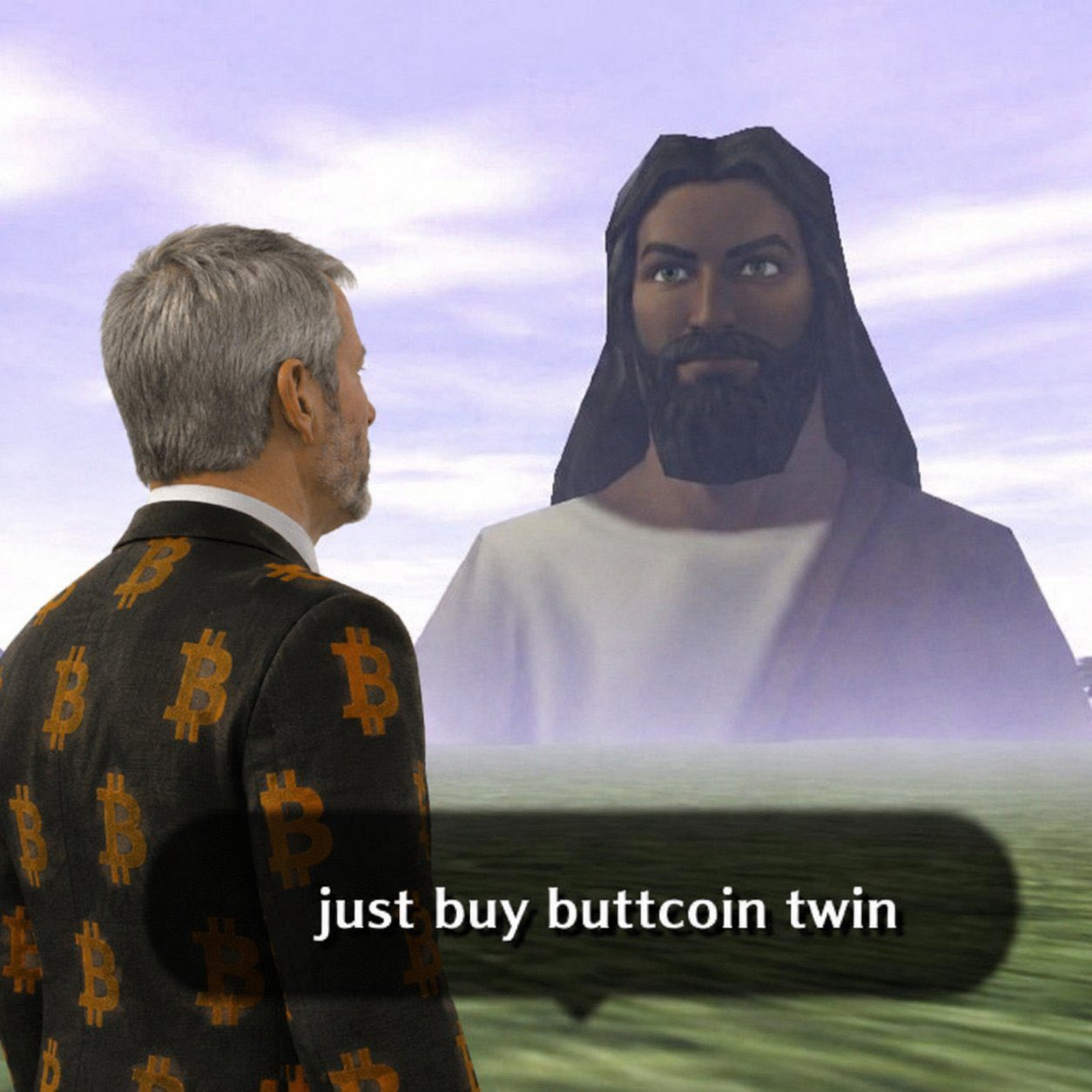 just buy buttcoin twin