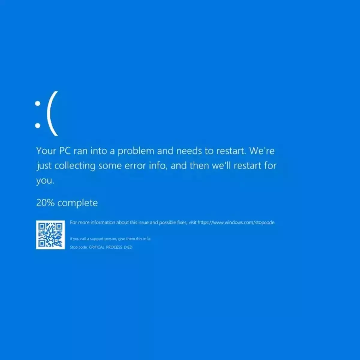 Blue Screen Of Death