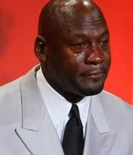 Michael jordan crying