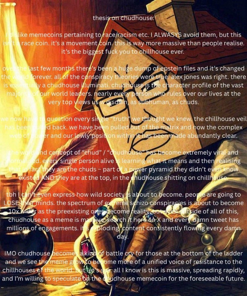 The ChudHouse dissertation 