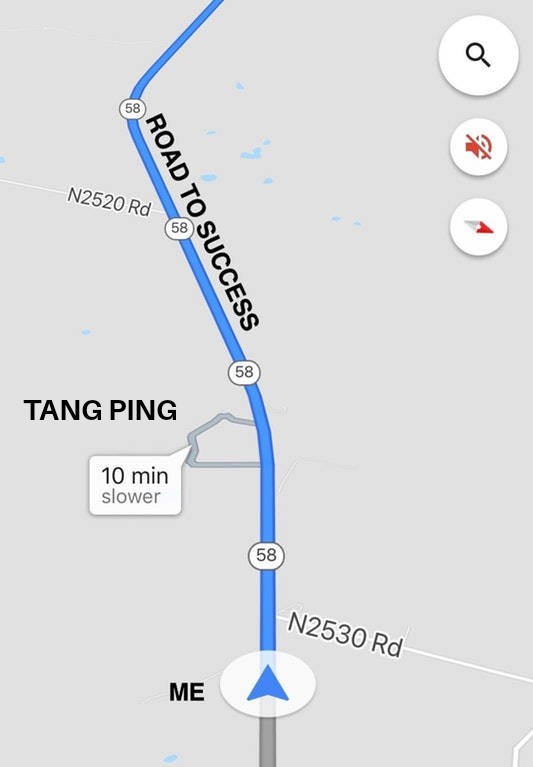 Tang ping GPS map