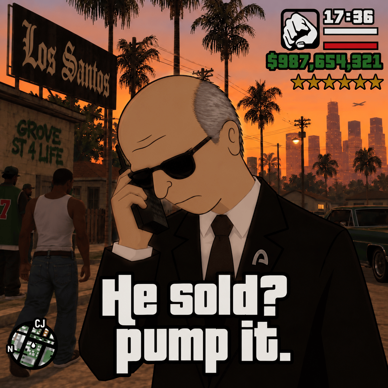 HE SOLD? PUMP IT.