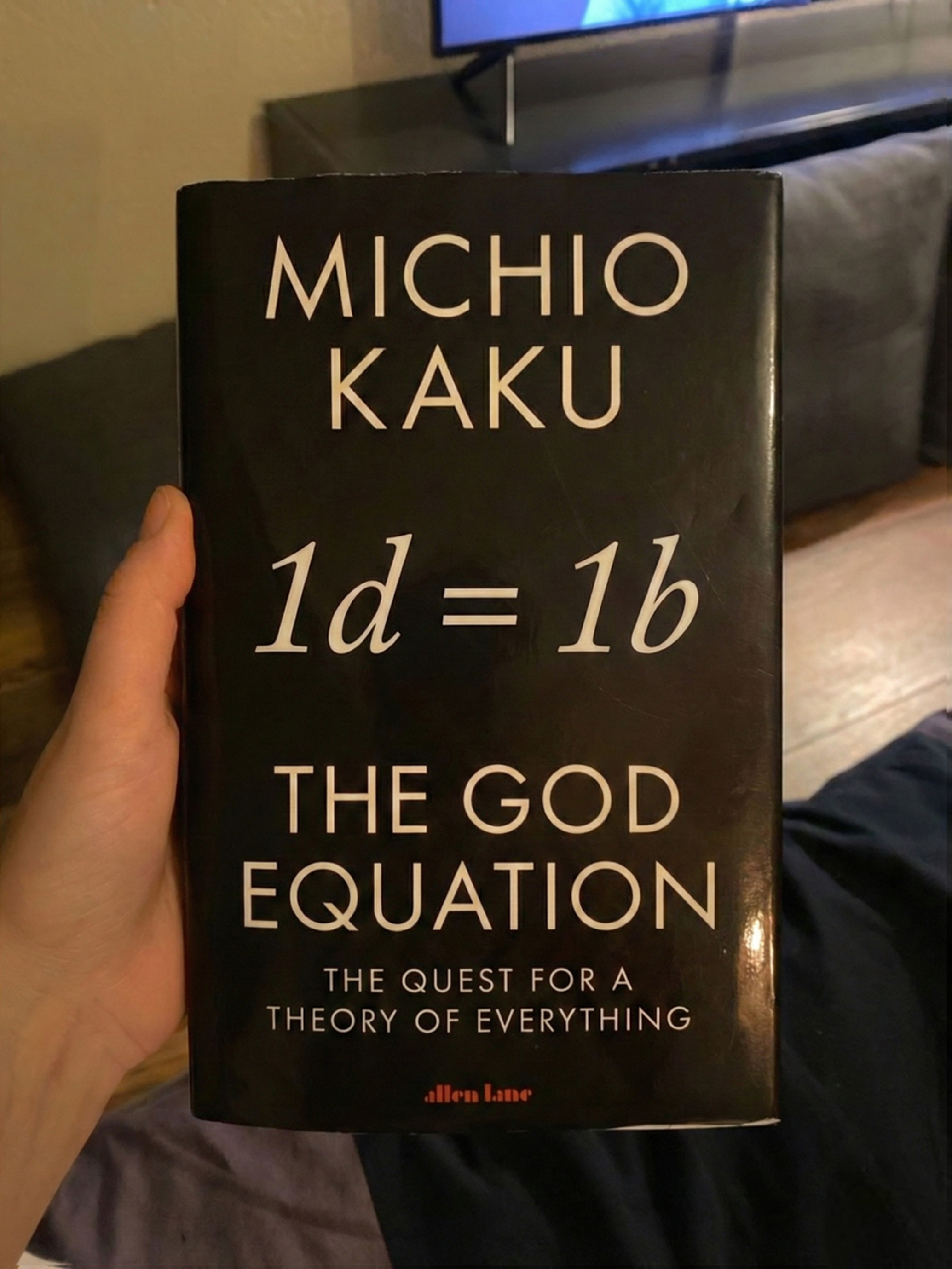 1d = 1b the god equation