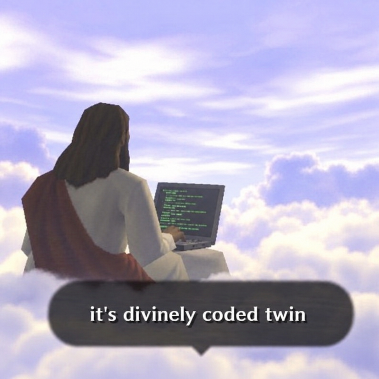 it's divinely coded twin