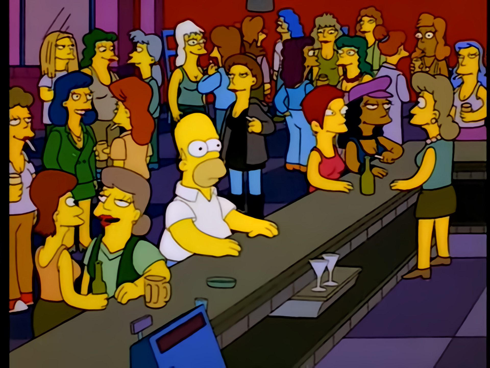 the Simpsons - homer - lesbian pub bar gay femmes.jpg