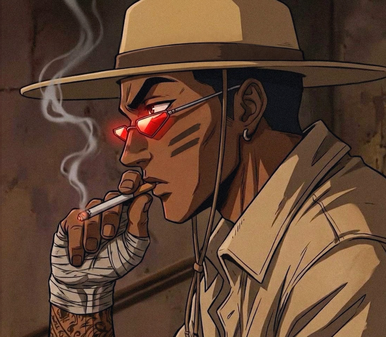 smoke template