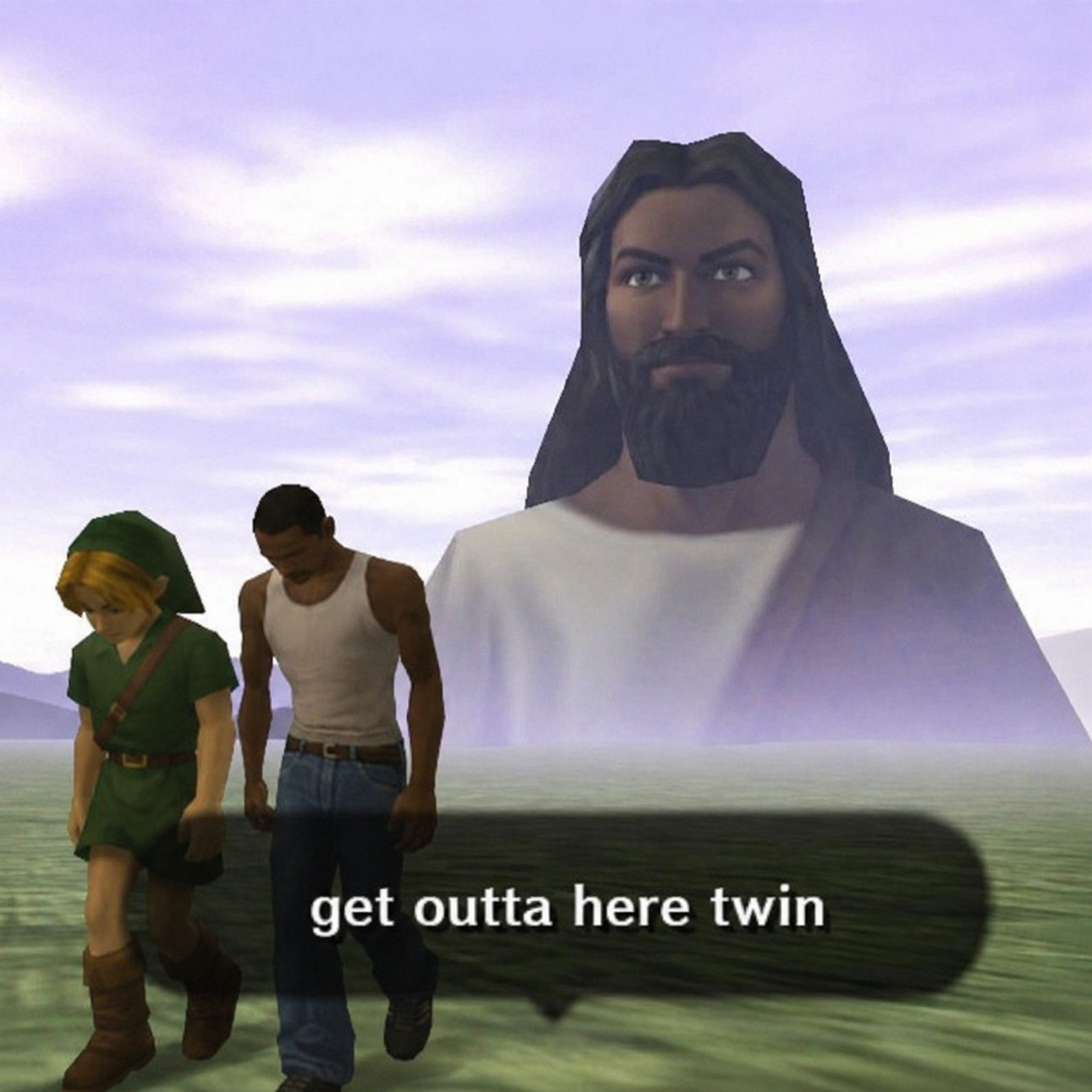 get outta here twin