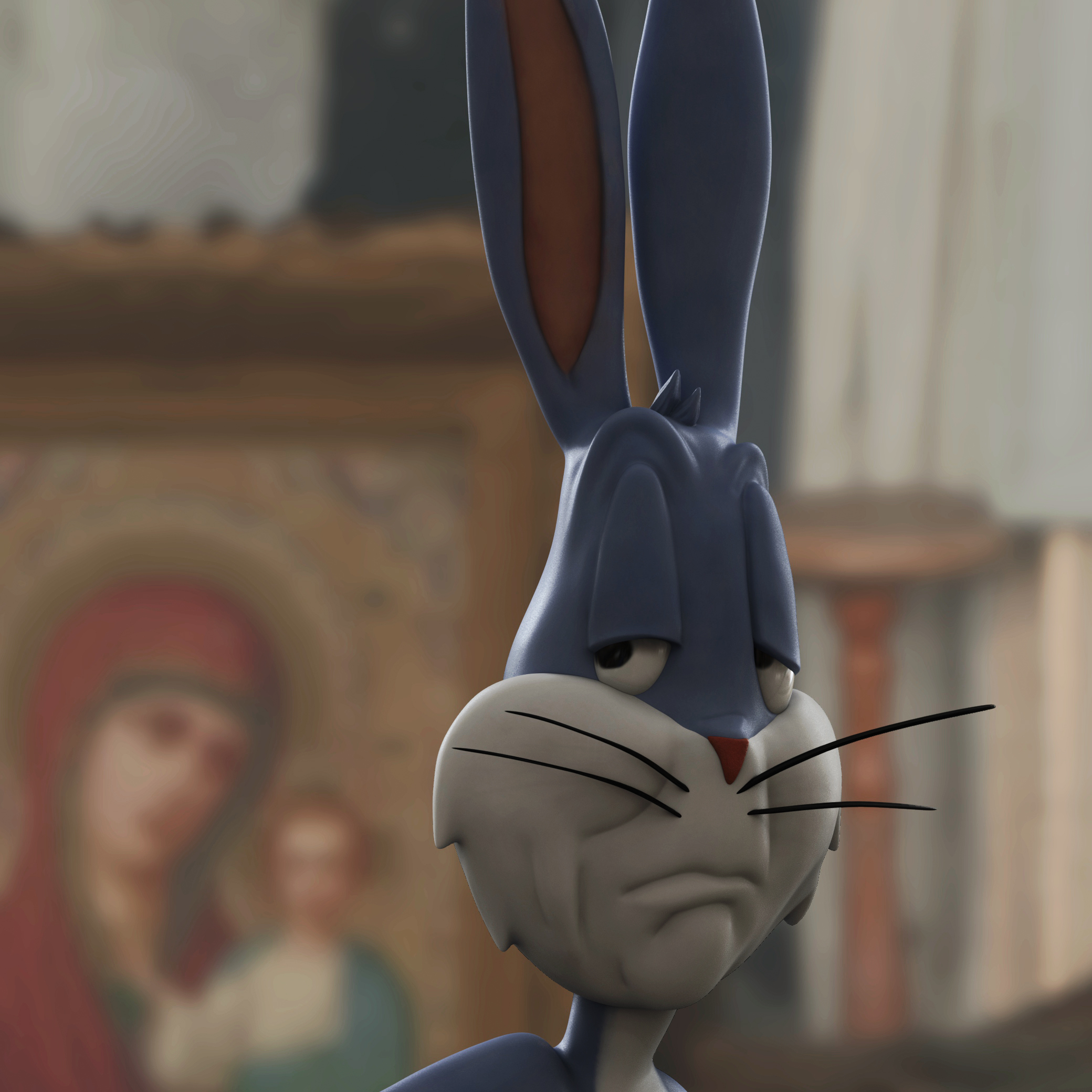 Frowning Bugs - Contemptful Bugs Bunny - The Bunny Does Not Approve HD by fernandadelfiol on Deviant Art.png