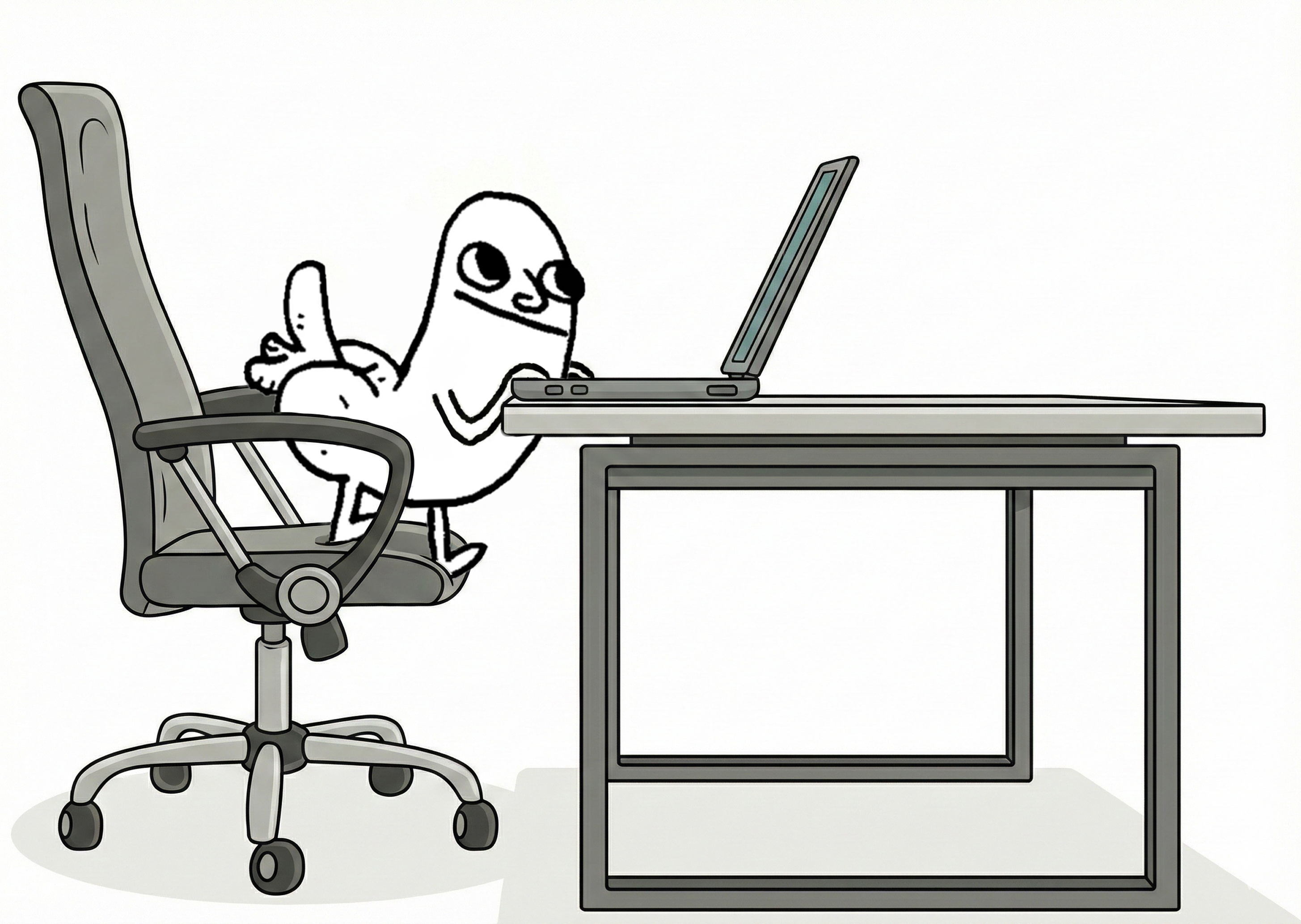 dickbutt desk