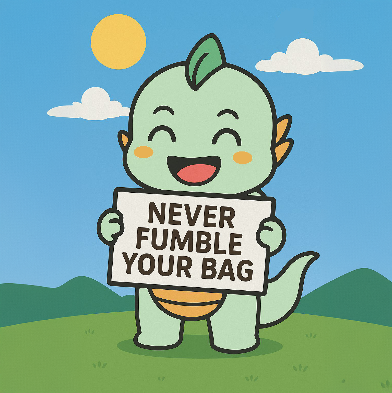 Never Fumble Your Bag