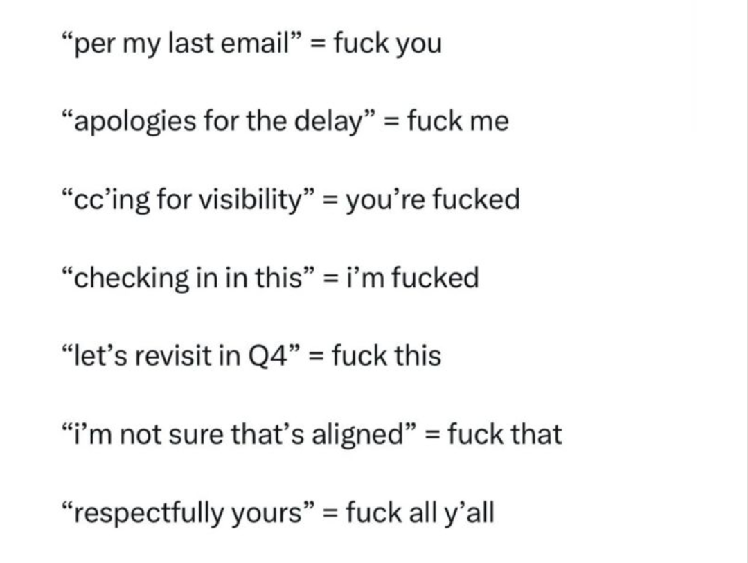 The real meaning of email replies