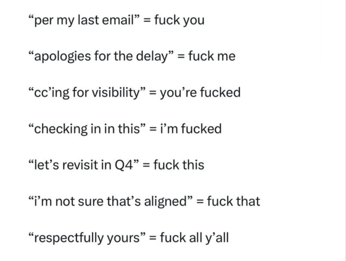 The real meaning of email replies