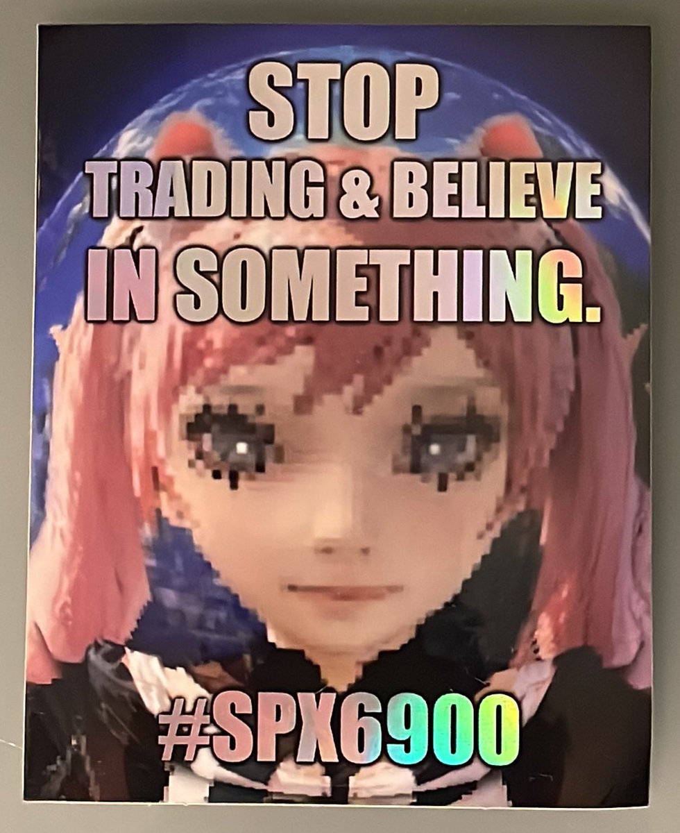 RT @ShowMeYourNFT: You don’t have enough @spx6900 #SPX6900 https://t.co/JyqHR8AqrG