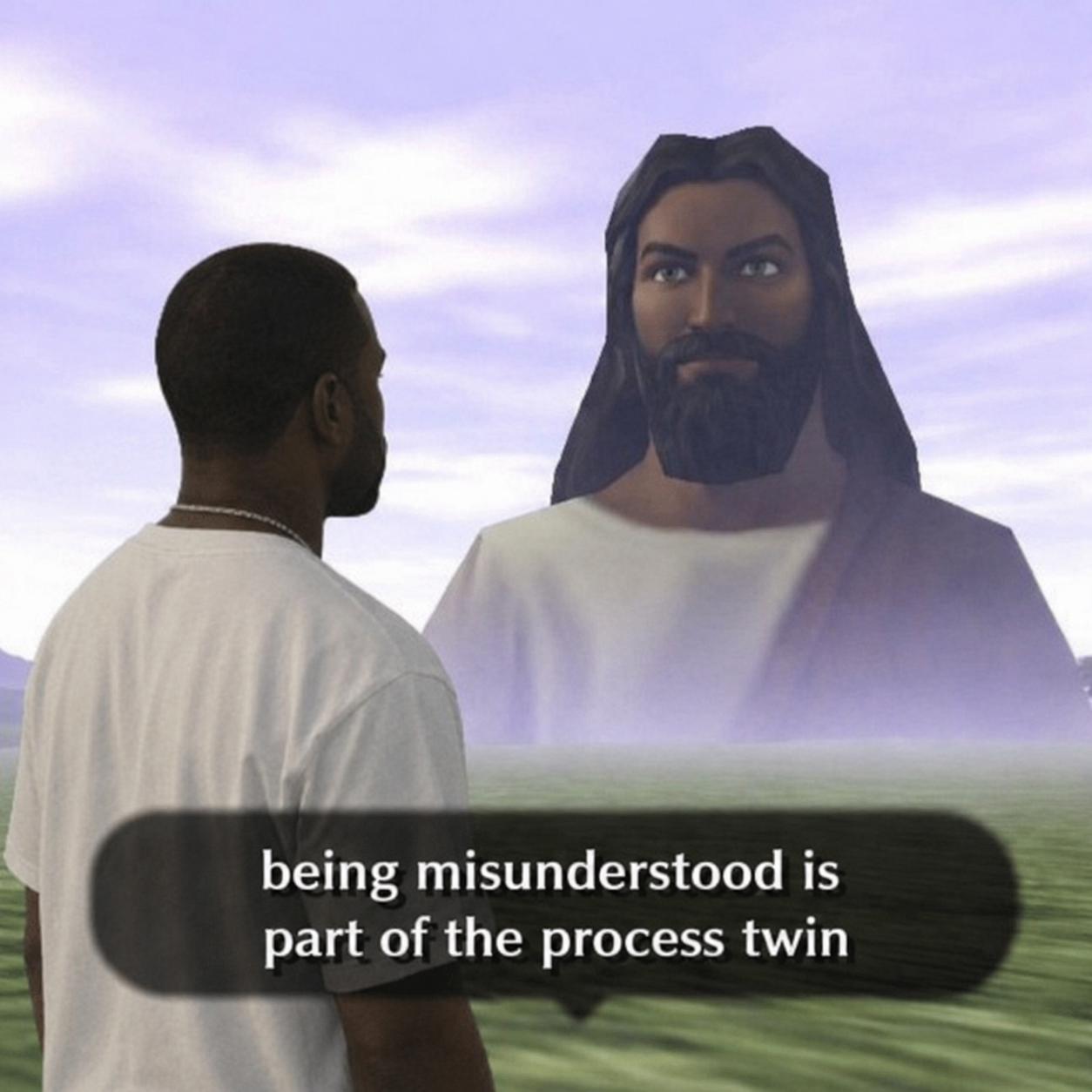 being misunderstood is part of the process twin