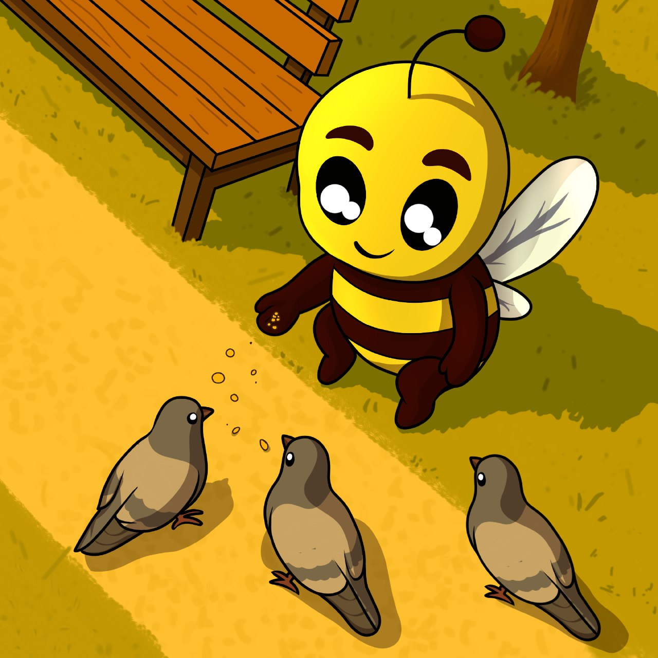 Bee x Pigeons.jpg