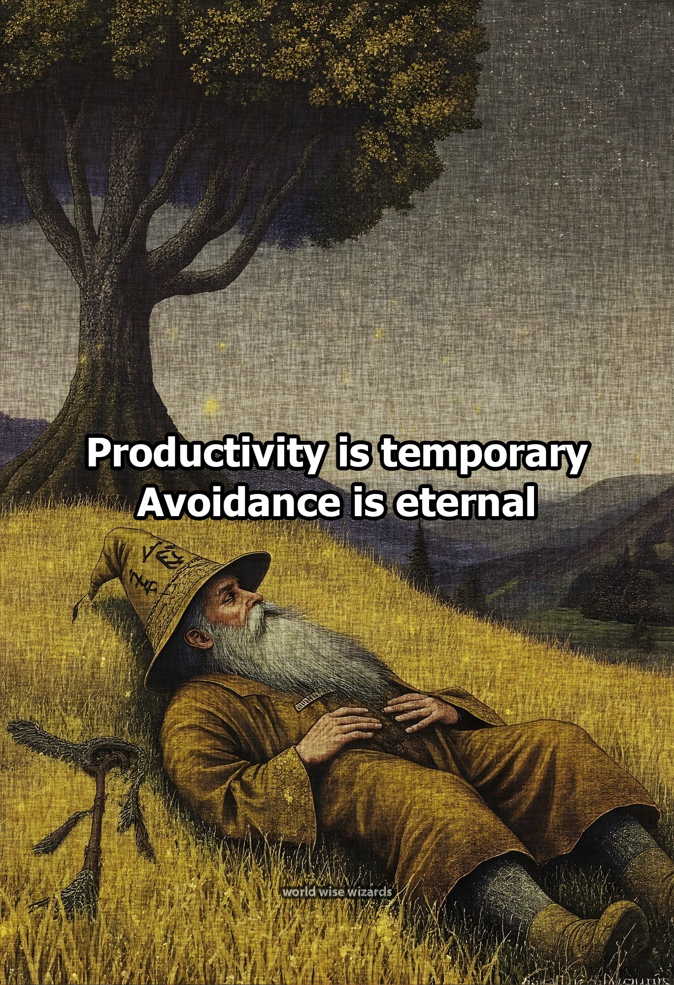 Productivity is temporary - avoidance is eternal 1.jpg