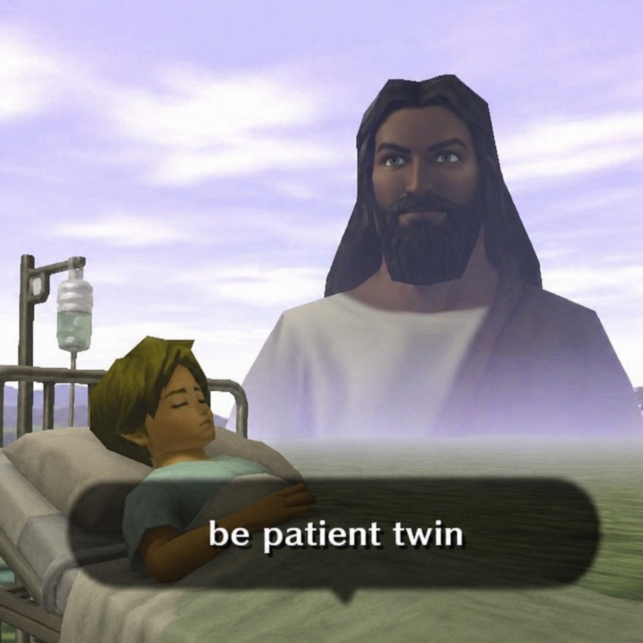 be patient twin