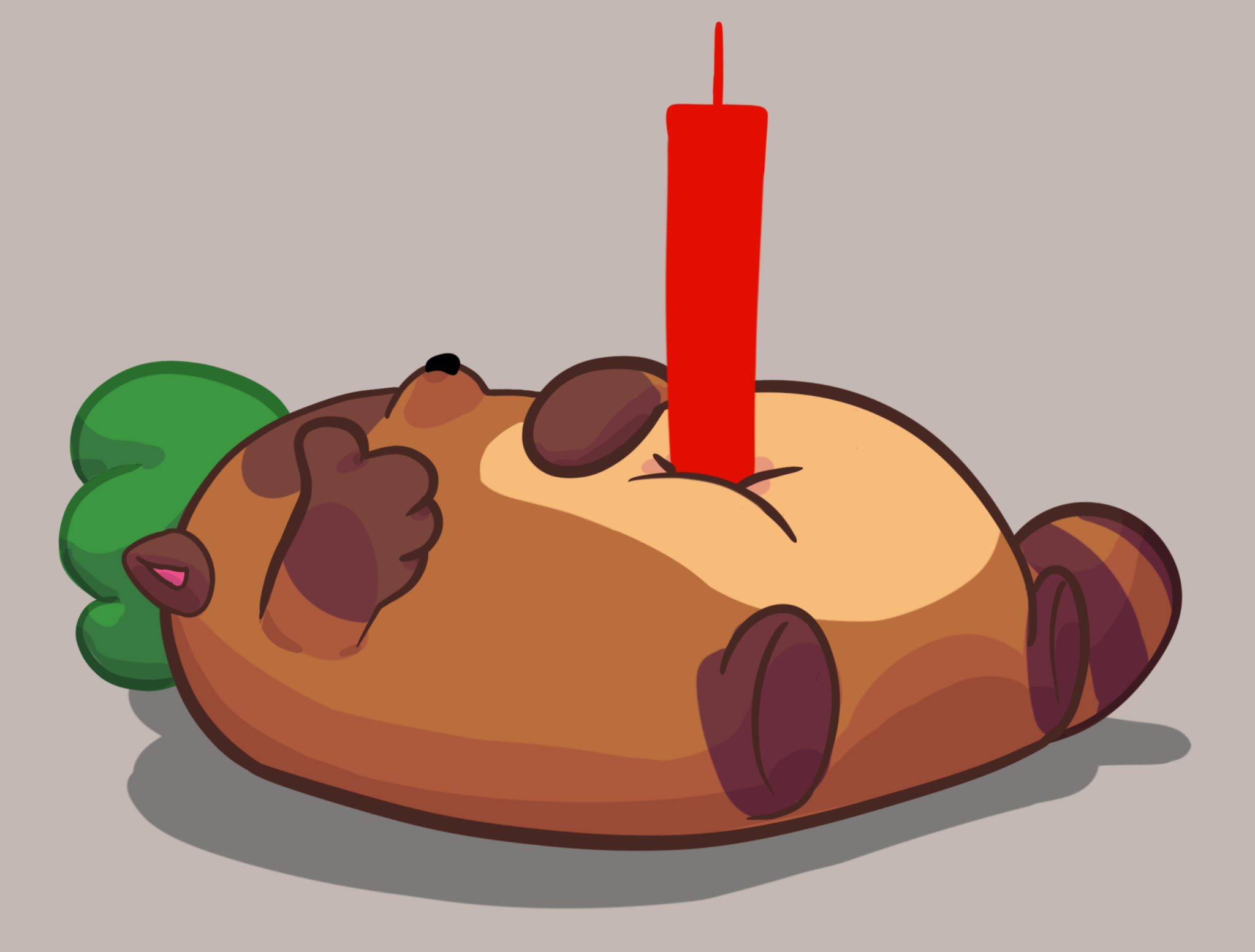 MokiRedCandle by shader.png