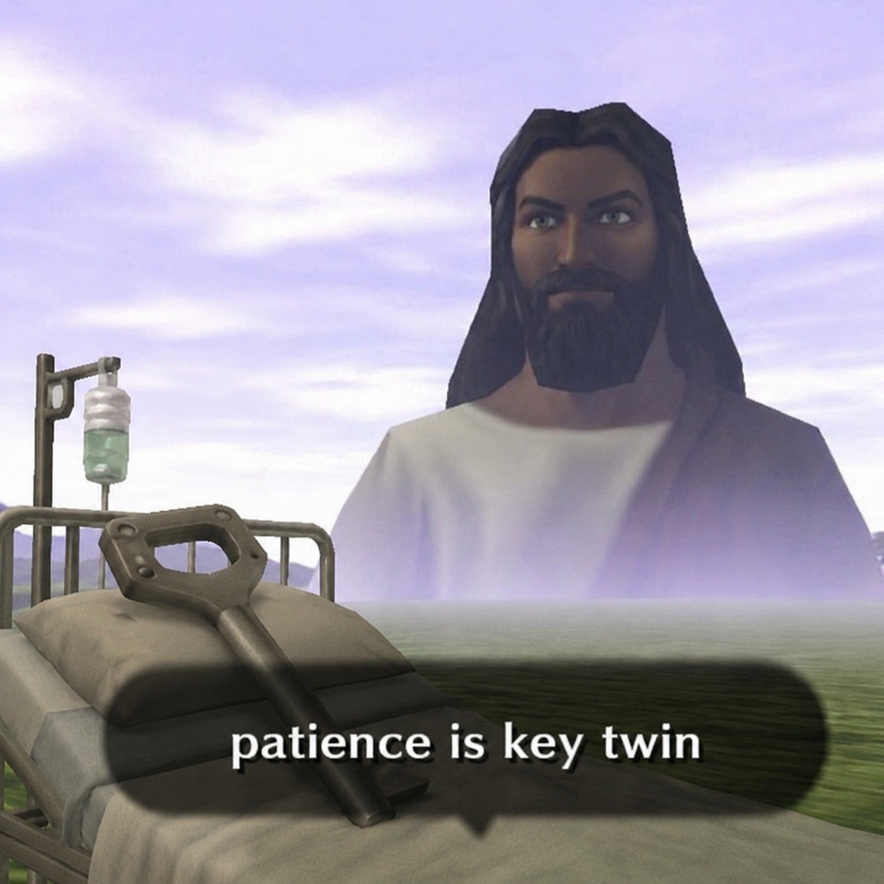 patience is key twin