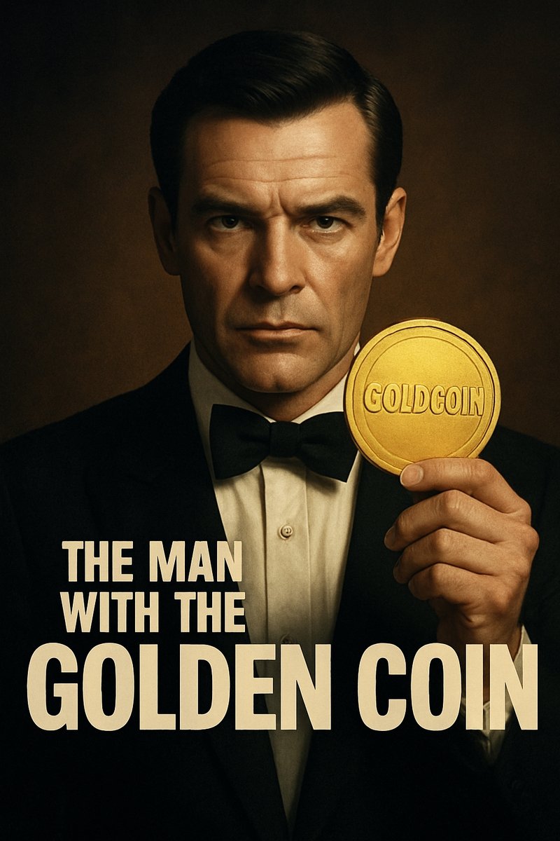 If there was a James Bond movie about crypto, you know it would be The Man With The Golden Coin.
$goldcoin https://t.co/j7UJI4cOh3