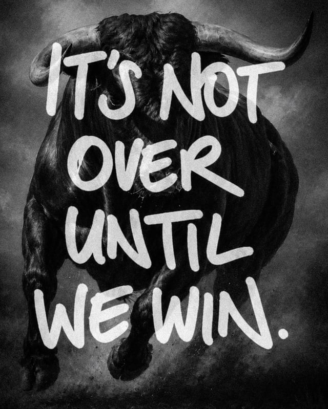 It’s not over