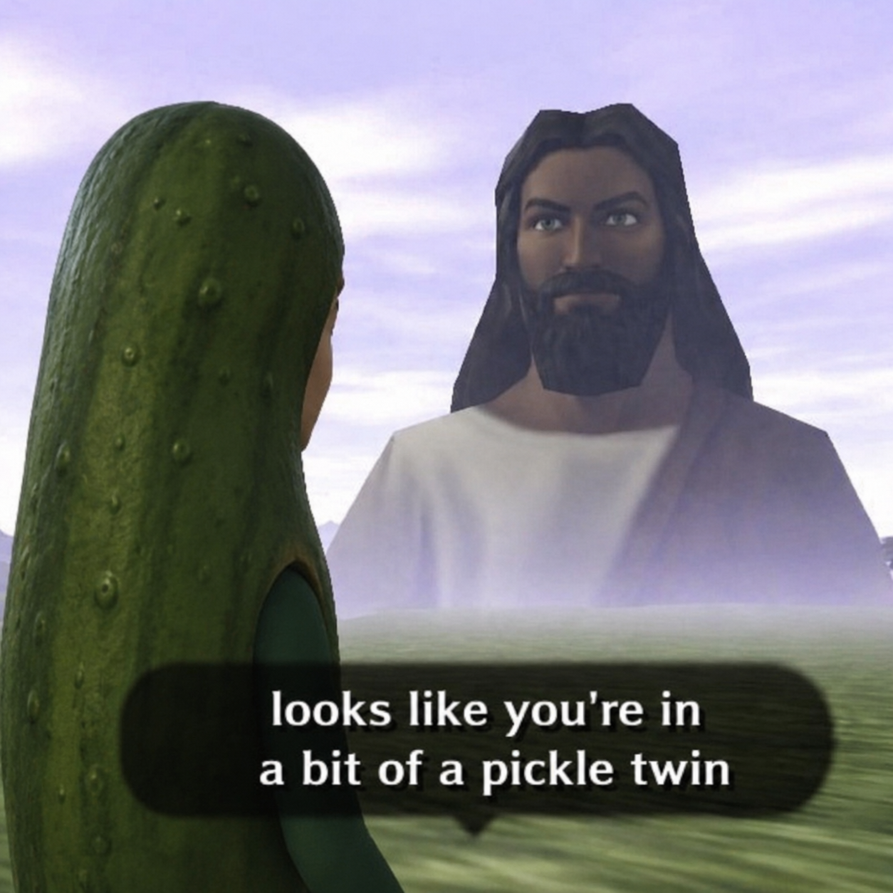 looks like you're in a bit of a pickle twin