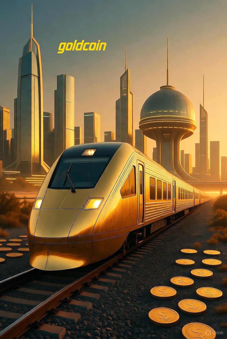 Goldcoin Gold Train City Leaving Station.jpg