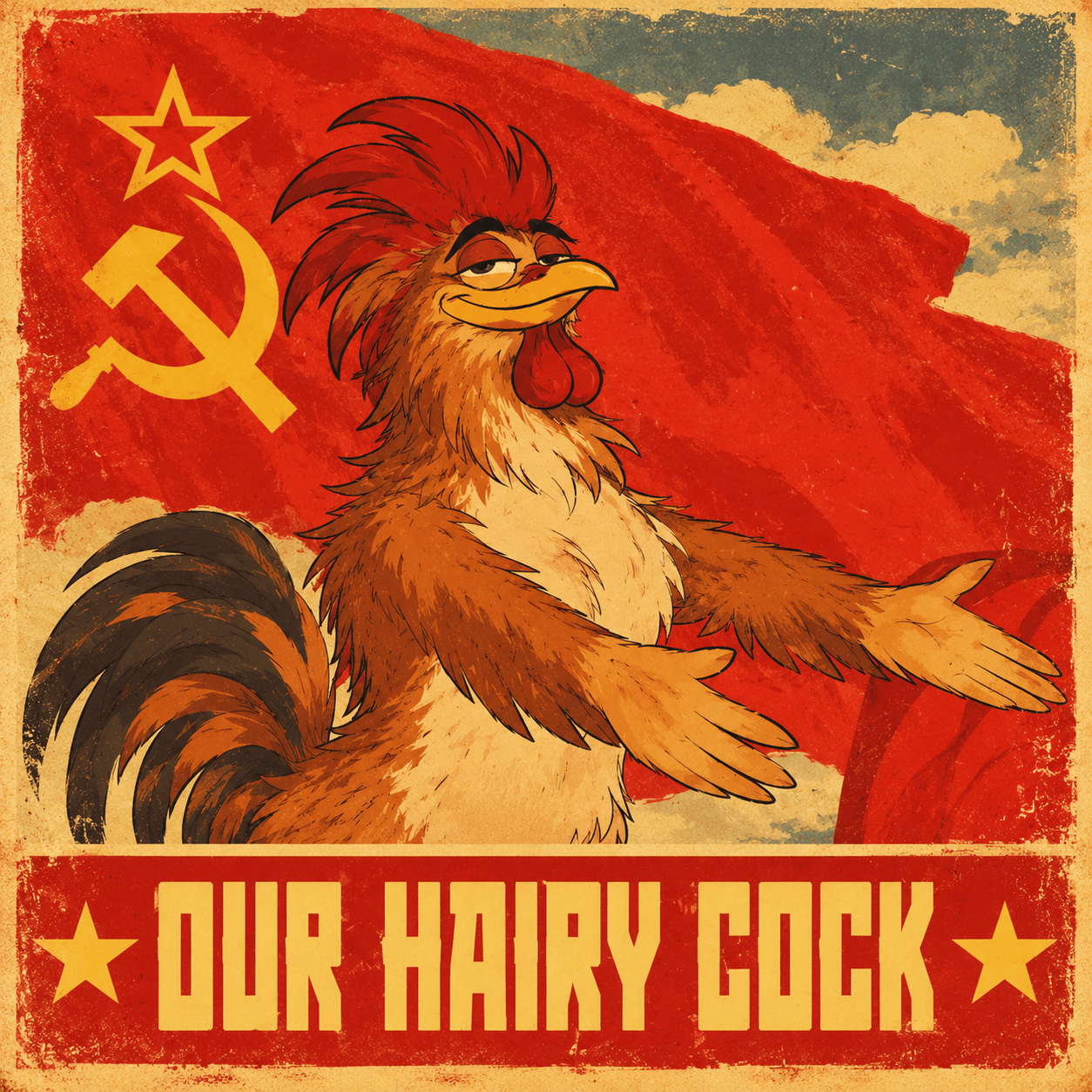 Hairy Cock wif Hat