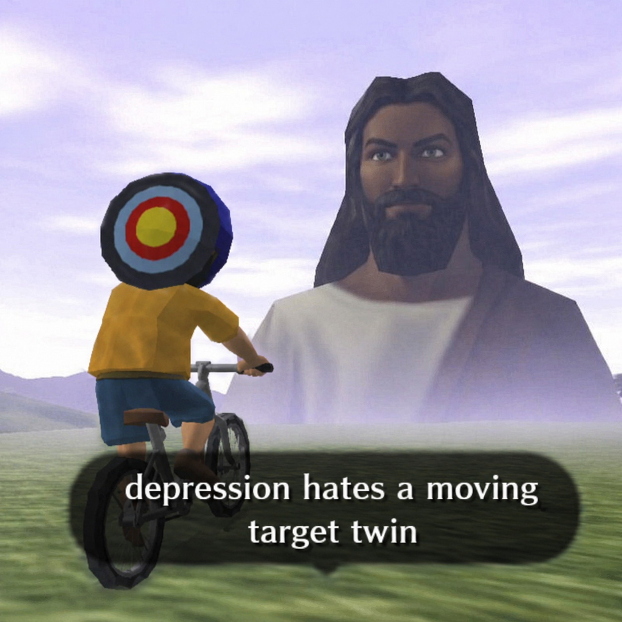 depression hates a moving target twin