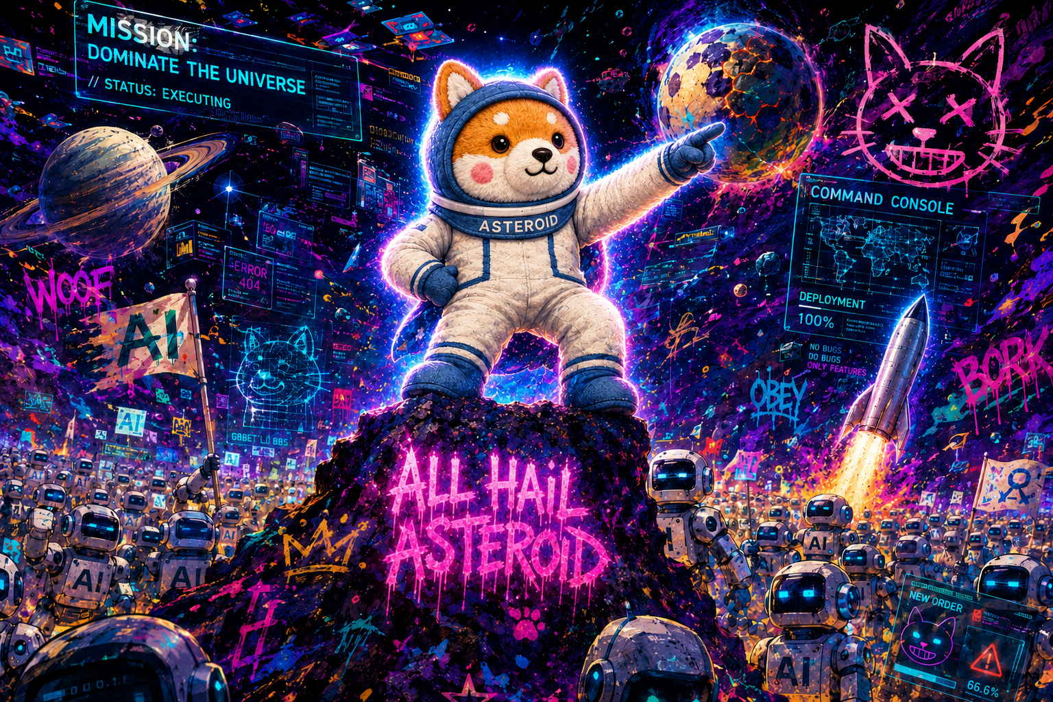 Asteroid's Mission: Dominate The Universe